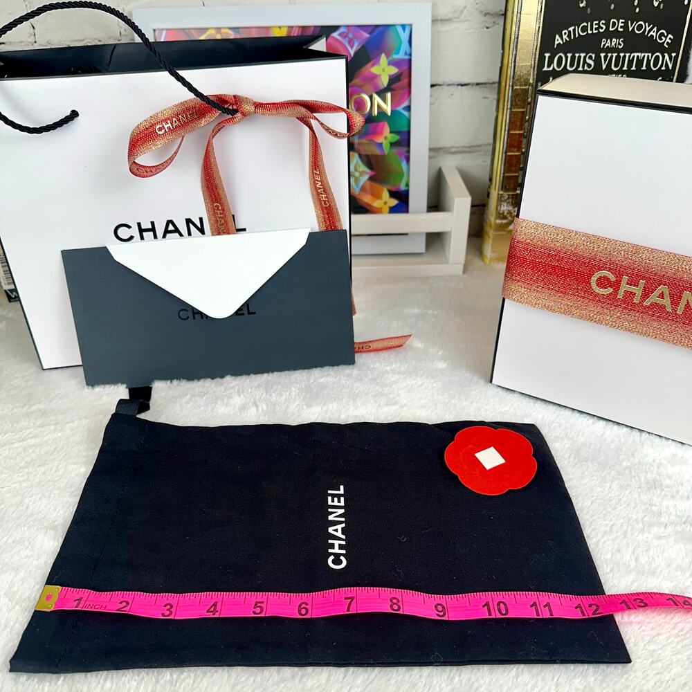 CHANEL BOX, Shopping Bag, Dust bag, ribbon, greeting card, Camila sticker set - Picture 3 of 7
